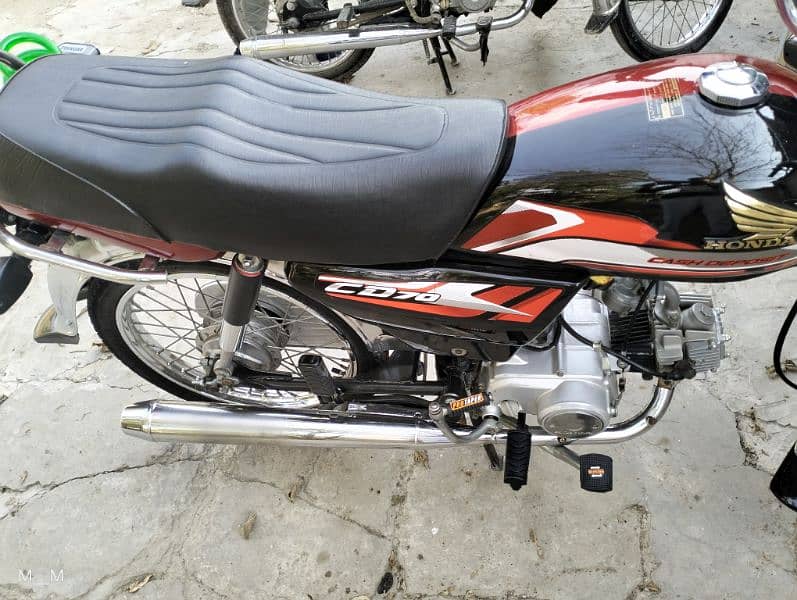 Honda CD 70 isb number 6