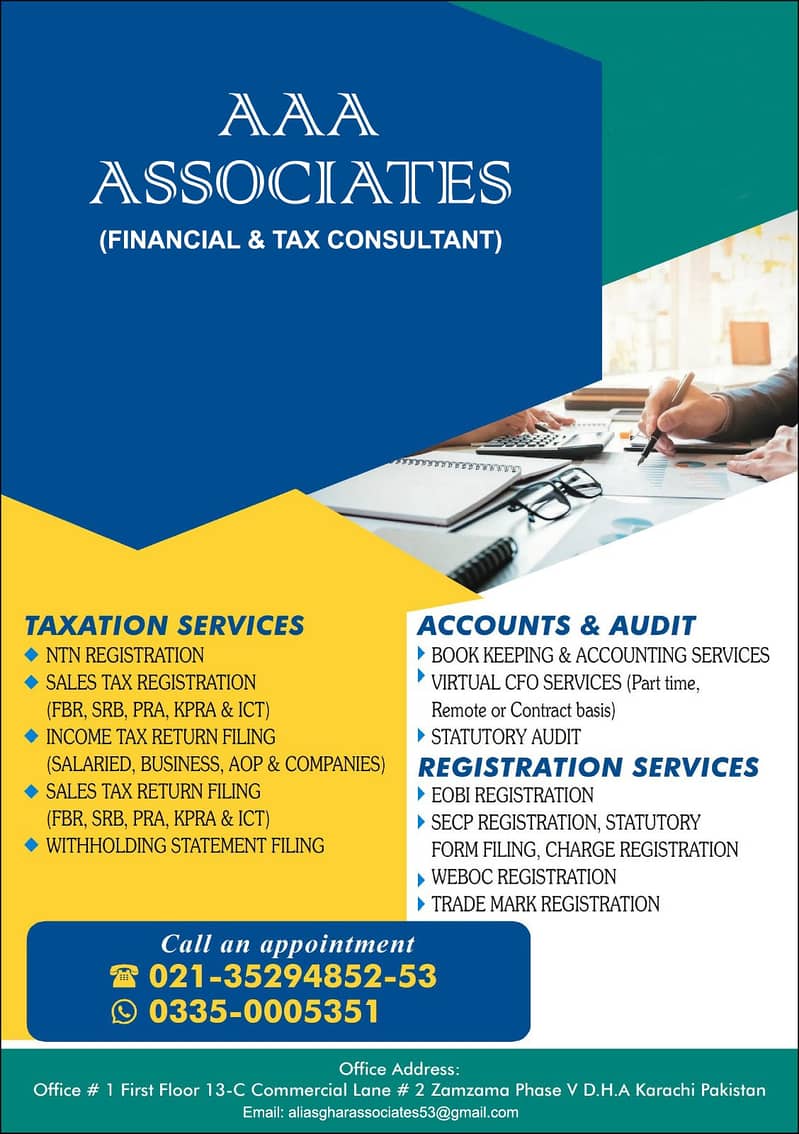 AAA ASSOCIATES (FINANCIAL & TAX CONSULTANT) 0