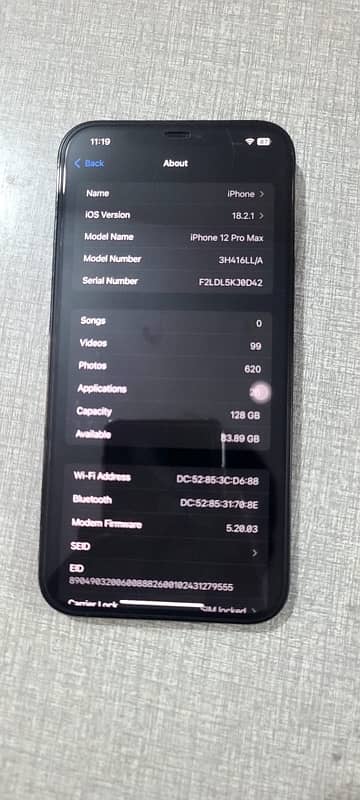 iPhone 12 Pro Max RMO 128 GB 4