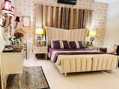 Double bed/king size bed/dressing table/bed set/wooden bed/furniture