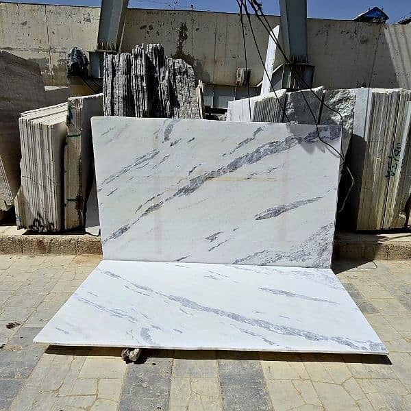 Luxury Imported White Marble Slabs – Best Quality for  Flooring 2