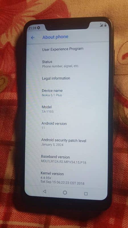 Nokia 5.1 TA pta approved 6