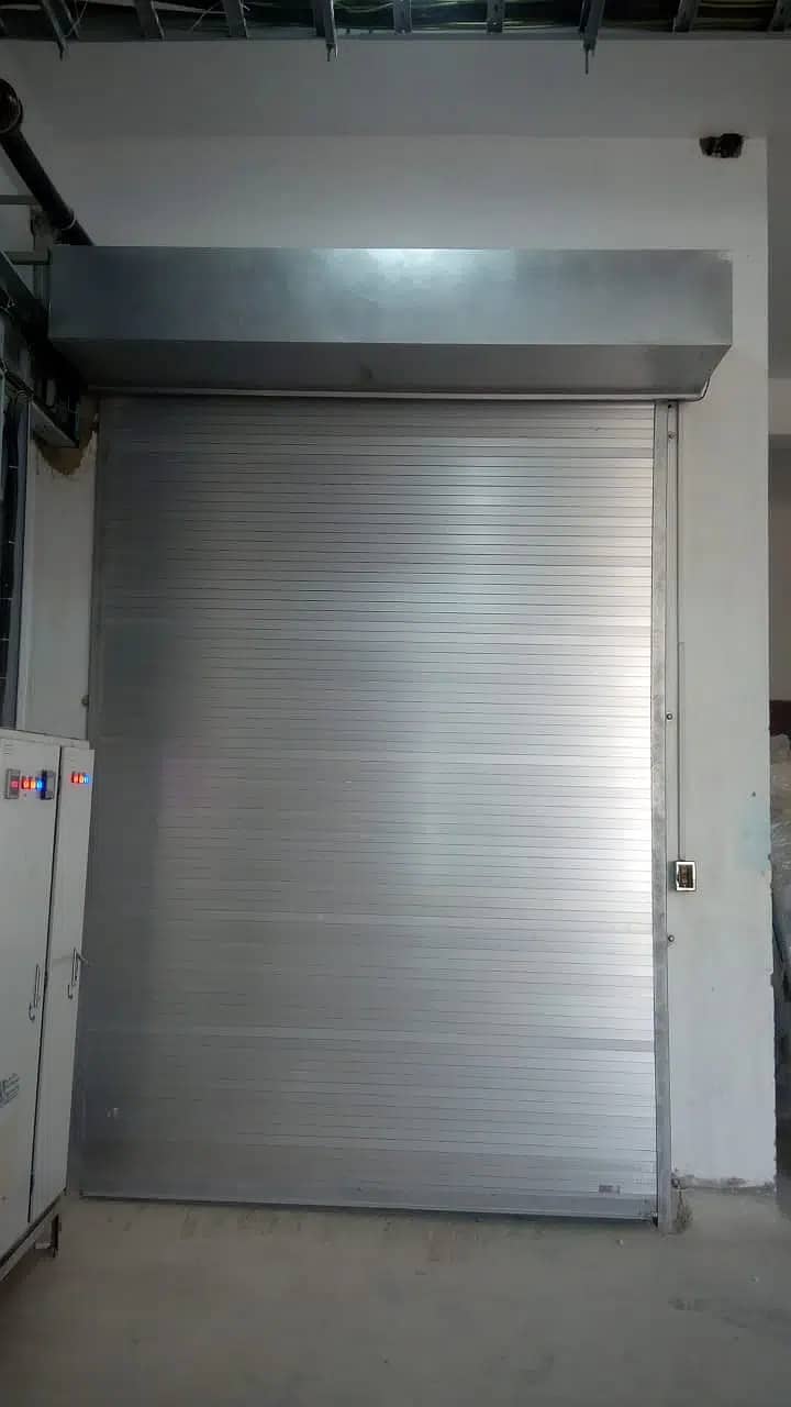 Motorised / Automatic Rolling Shutter Doors In Auminium, PVC, Gi 17