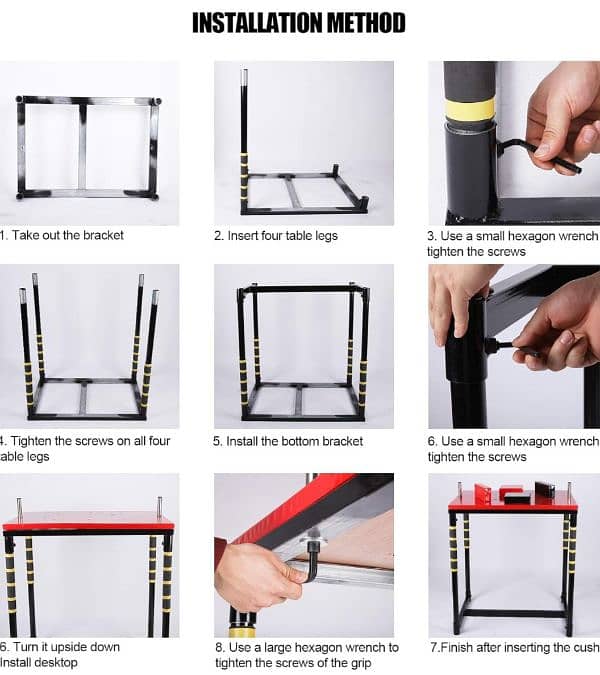 Arm wrestling table and Tools 8