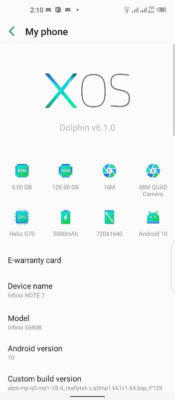 infinix note 7 4