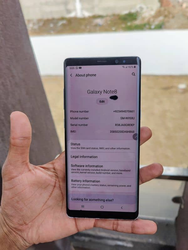 Samsung Galaxy Note 8 Edge (PTA) (835 Snapdragon) ( Exchange Possible) 11