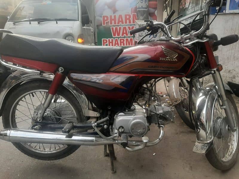 honda cd 70 use just 1 month brand new 3