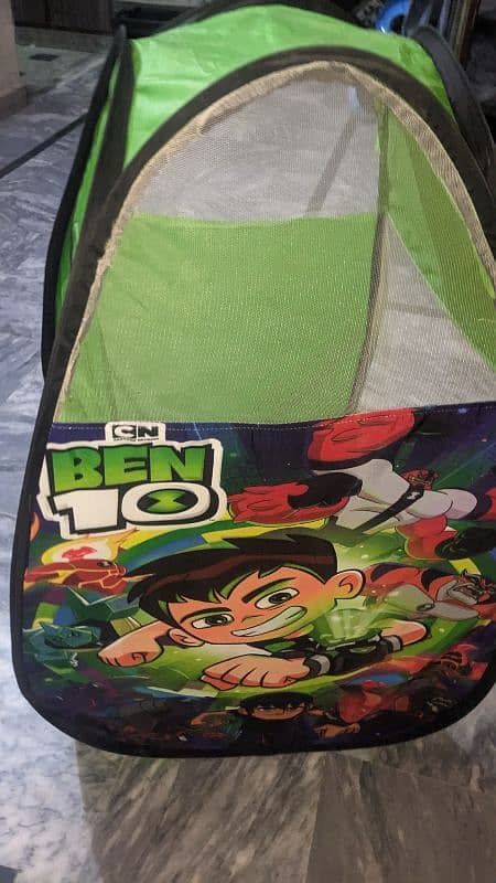 kids ben 10 tent house in new condition 3