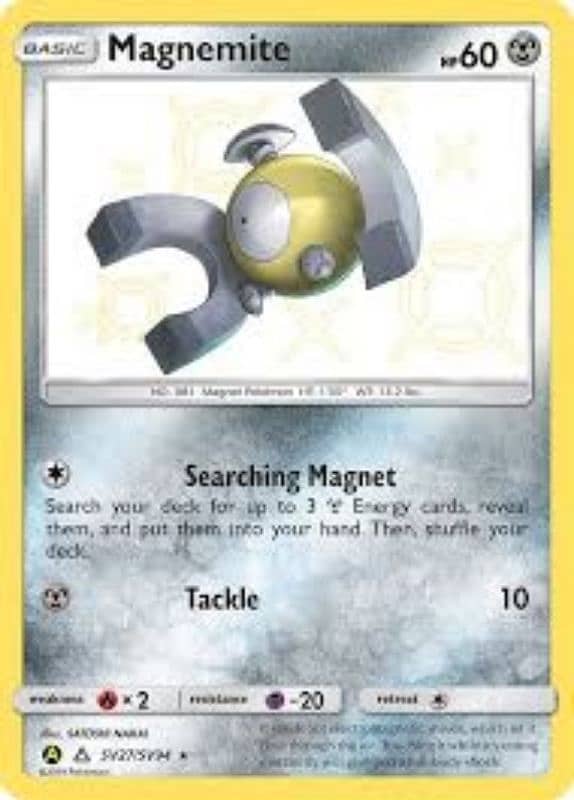 Pack Of Three Pokémon Cards - Magnemite, Alolan Vulpix, Skorupi 2