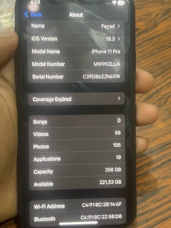 iphone 11 pro 256gb 2