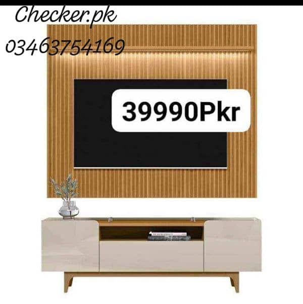 LED Console, tv stand, tv trolley, media wall, console, wall panel 1