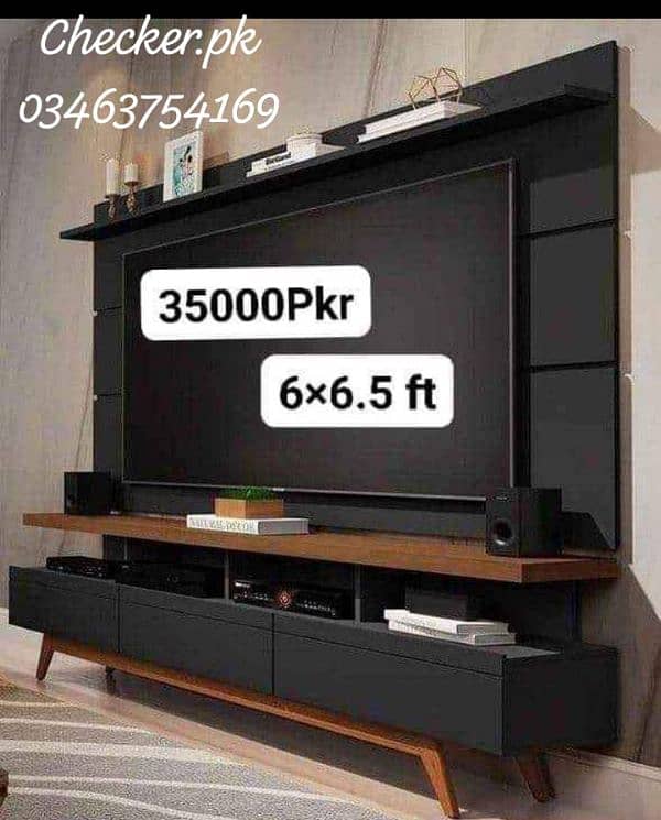 LED Console, tv stand, tv trolley, media wall, console, wall panel 5