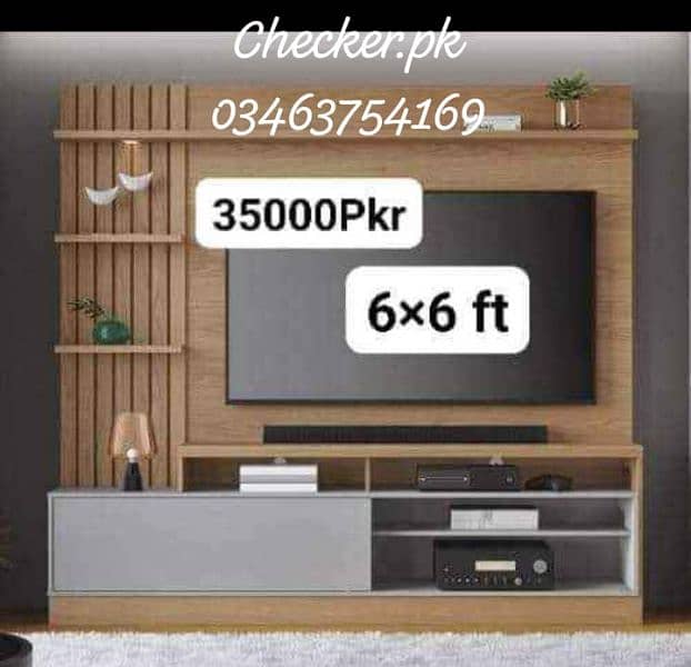 LED Console, tv stand, tv trolley, media wall, console, wall panel 8