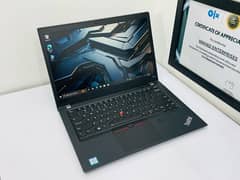 lenovo t480s core i7 8th gen- Touch screen-Quard core- lush condition