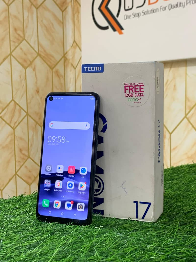 Tecno Camon 17 6gb Ram 128gb Storage with Box 1