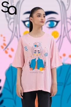 Oversized Printed T-shirt Unisex safashion. pk