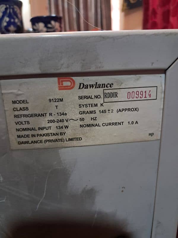 Dawlence refrigerator in perfect condition for sale 8