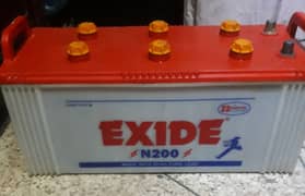 exide battery 200 mha used 2 years