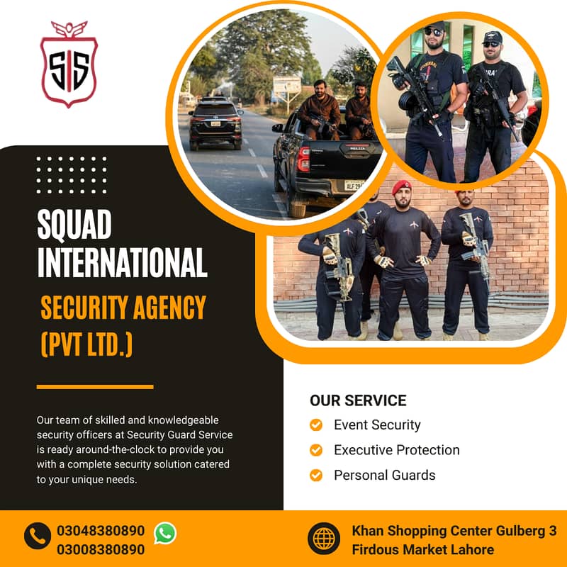 Security Guards Services | VIP protection security | SSG Commando 0