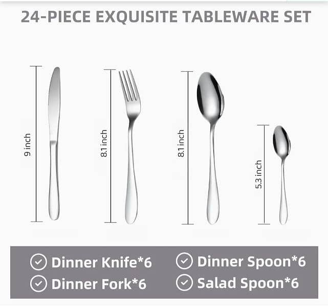 FULL CUTLERY SET 84 PIECE 1