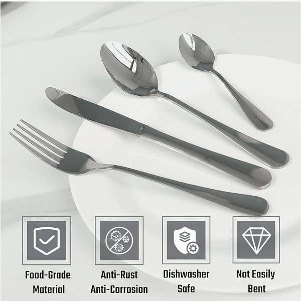 FULL CUTLERY SET 84 PIECE 2