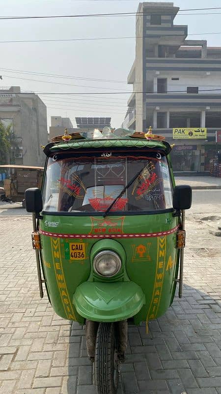 NEW ASIA RICKSHAW 2025 6 SEATER DOUBLE SHOCKS 0