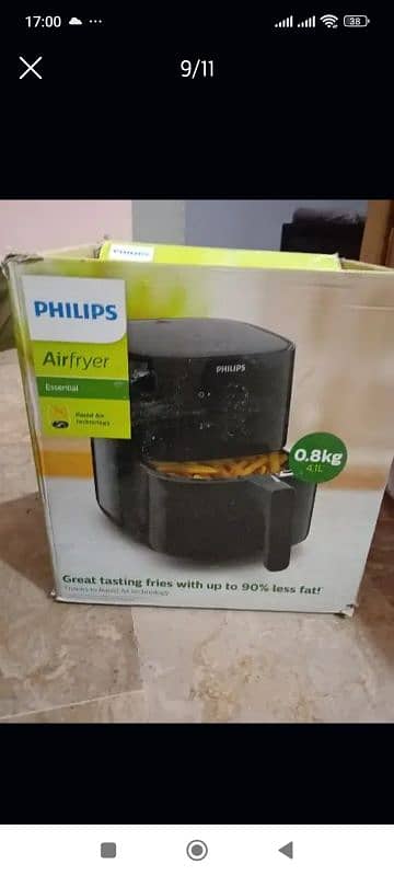 Philips Air Fryer Digital HD9252 0.8 kg 4.1 Litre 2