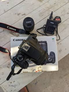 Canon 1300 D with box and 2 lense