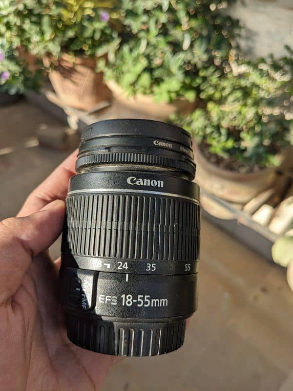 Canon 1300 D with box and 2 lense 7