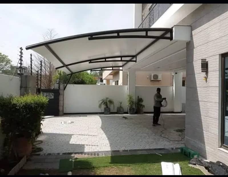 Tent Pool Sheds|Tensile Sheds Parking Shades|PVC|Tarpal|Green Net| 4