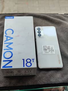 tacno camon 18t 4+128Gb with original box fast charger