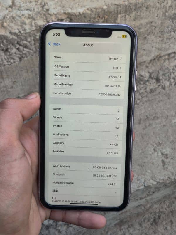 iphone 11 64 gb memory 5