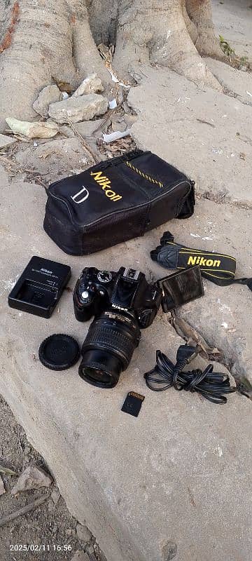 Dslr D5200 Nikon camera Lanz 18.55mm VR Atuo focas LanZ 8