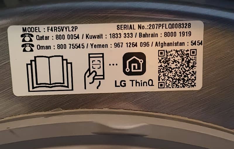 LG ThinkQ 9kg washer and dryer 3