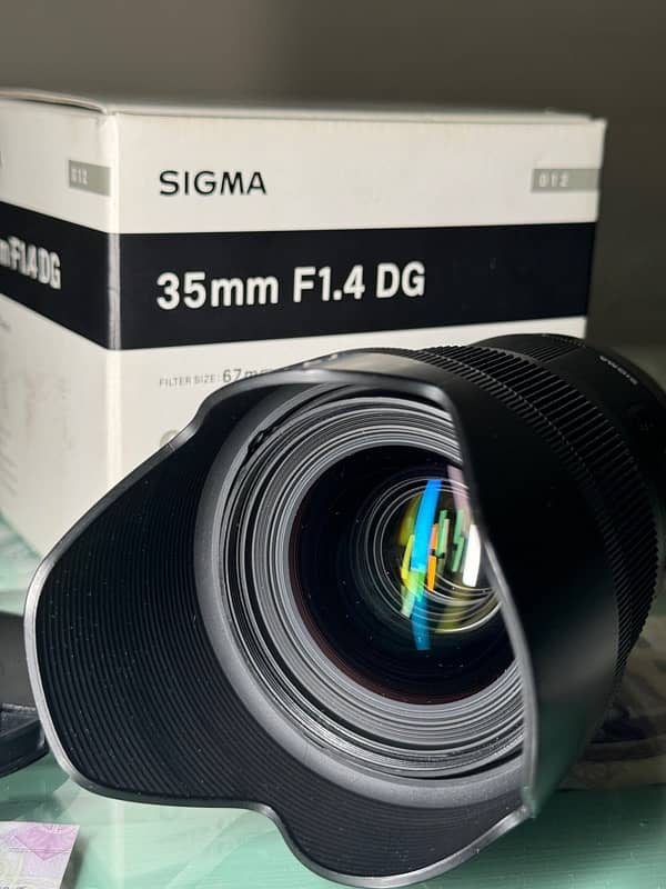 Sigma 35mm F1.4 DG HSM for canon mount 1