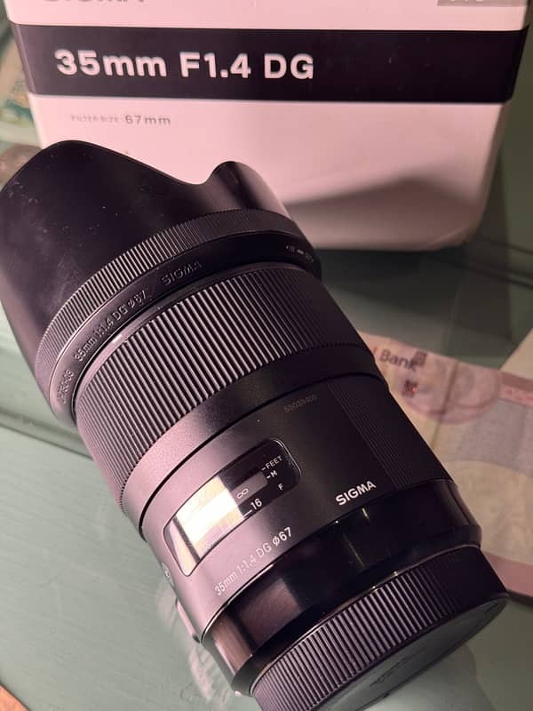 Sigma 35mm F1.4 DG HSM for canon mount 5