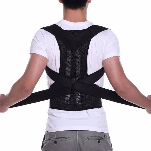 Adjustable magnetic posture corrector back brace support Belts 2