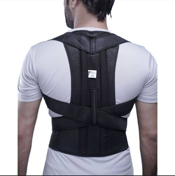 Adjustable magnetic posture corrector back brace support Belts 4