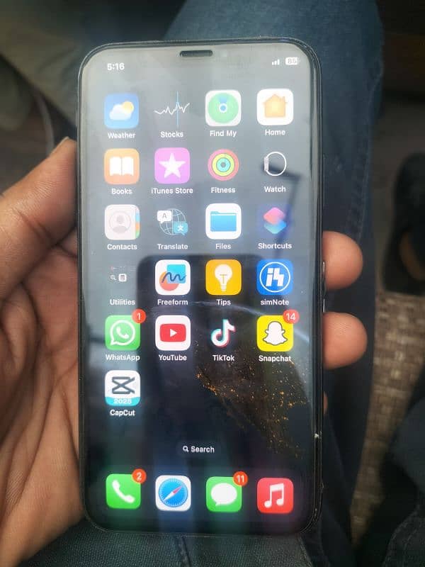 Iphone x 64 gb non PTA but sim working 10/10 no open no repair 1