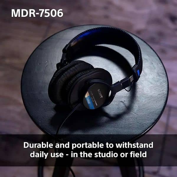 Sony MDR7506 Professional Large Diaphragm Headphone 1