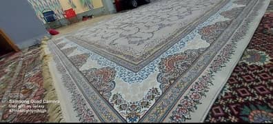 Beige Brand New 1200 Shaana Irani Full Size 10x13 Feet for Sale Pair