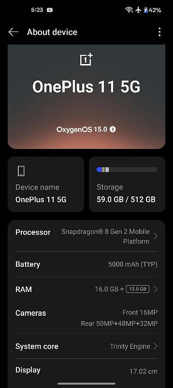 one plus 11 5G 2