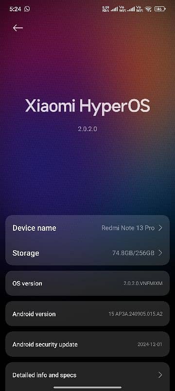 Redmi Note 13 pro 4g 8/256 0