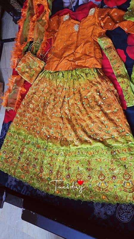 Mother Daughter lehnga choli dupatta 2