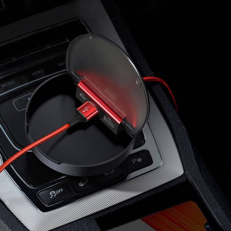 Baseus Car Sharing Charging Station (Type-C+Dual USB Port with 3in1) 0