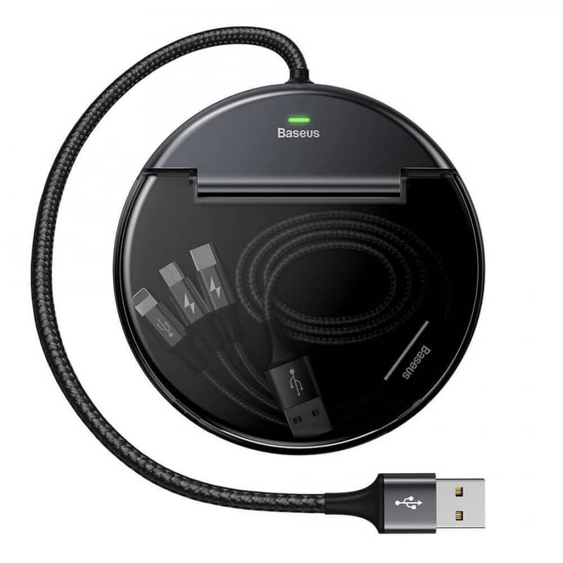 Baseus Car Sharing Charging Station (Type-C+Dual USB Port with 3in1) 11