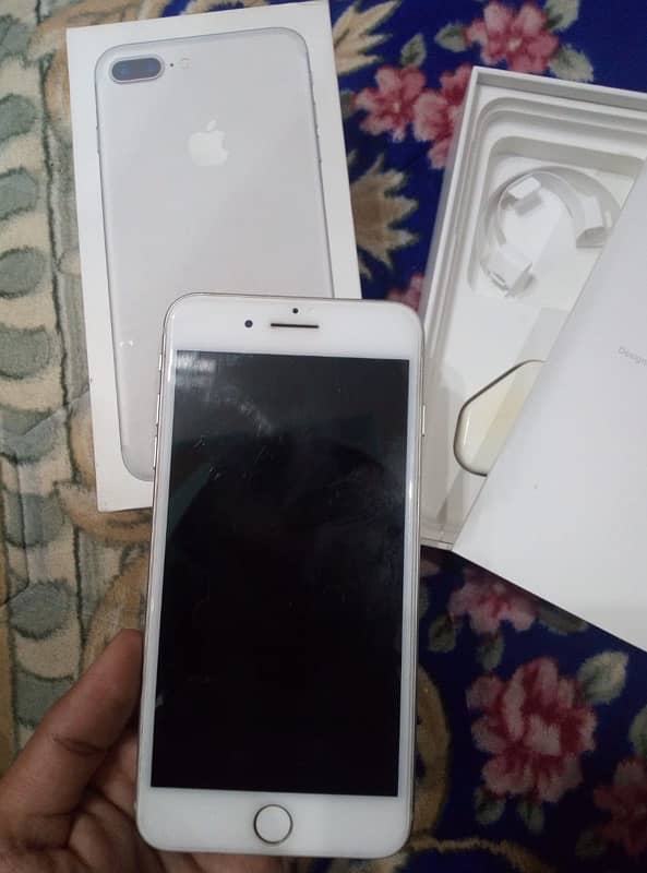 iPhone 7 Plus 256 gb Non-pta Silver Contact on whatsapp:03165294691 0