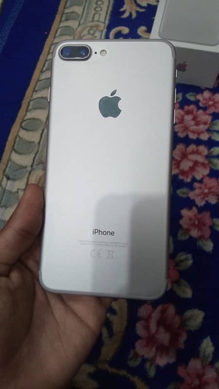 iPhone 7 Plus 256 gb Non-pta Silver Contact on whatsapp:03165294691 7