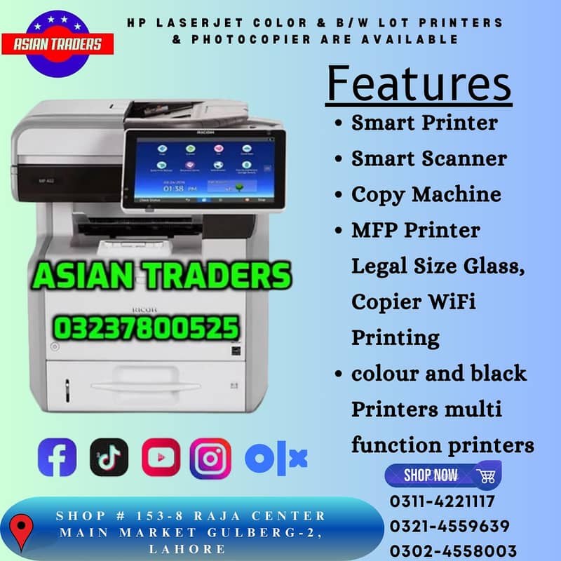 Hp laserjet M3035xs Duplex All in one Photocopier with Printer Scanner 17