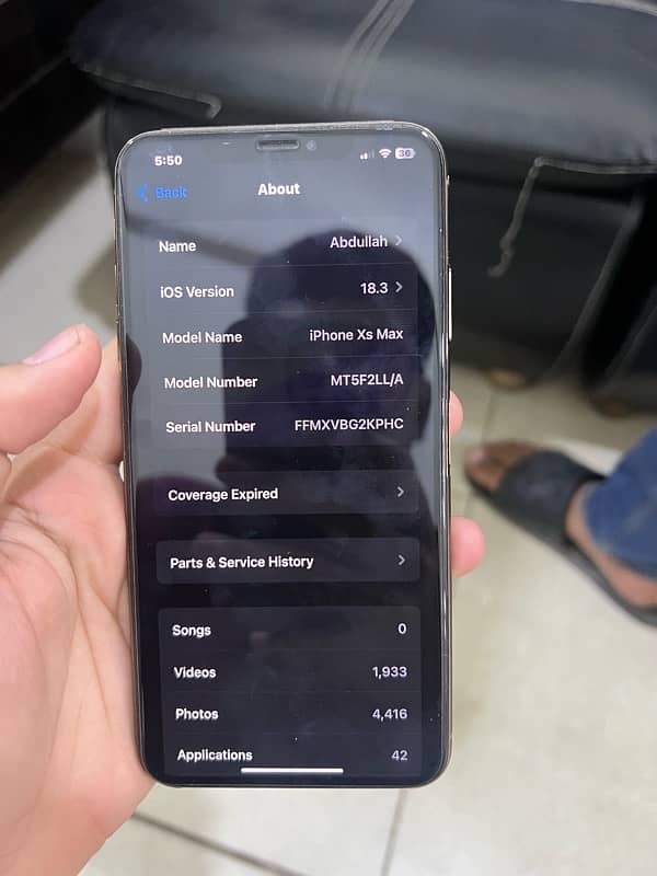 iPhone Xs max pta 9 0